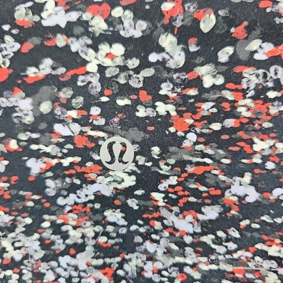 Lululemon Leggings Womens 8 Multicolor Spotted High Rise Ankle Stretch Active - Picture 6 of 7